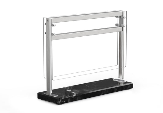 Magnetic Knife Block with Acrylic Shield - Black